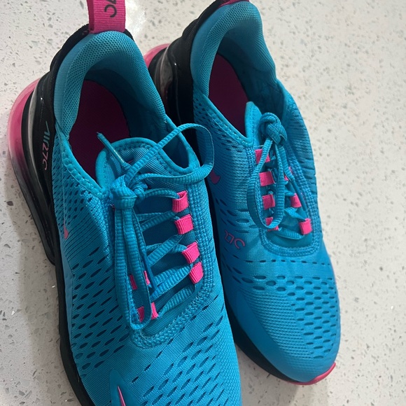 Nike Kids Air Max 270 Sneakers - Teal and Pink - Picture 2 of 6
